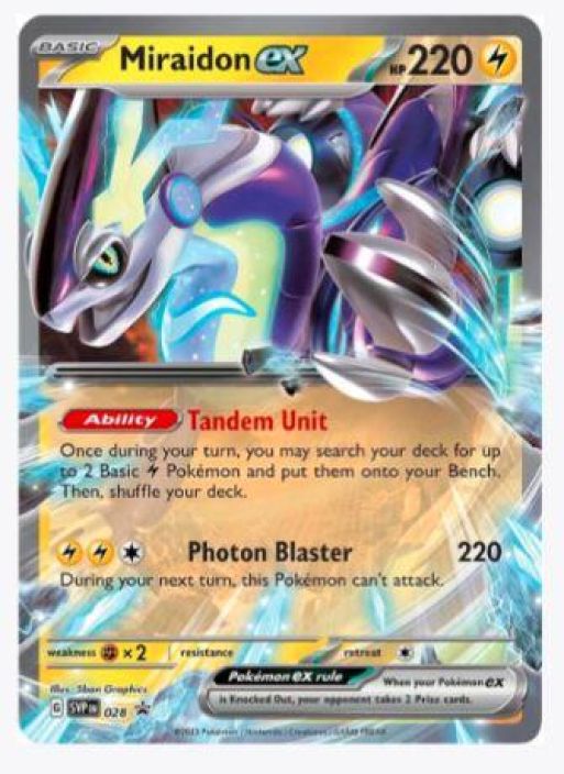 Miraidon ex 028 Promo Kunto: NM