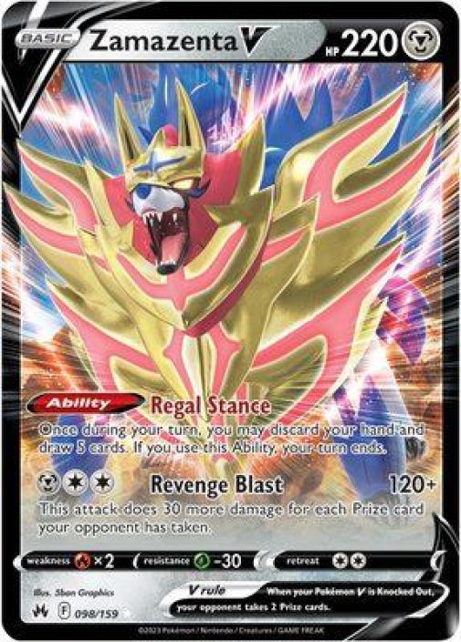 Zamazenta V 098/159 Kunto: NM