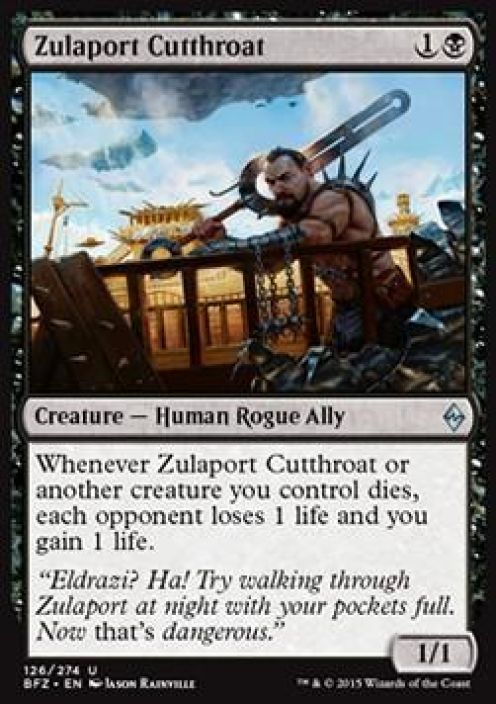 Zulaport Cutthroat Kunto: Near Mint