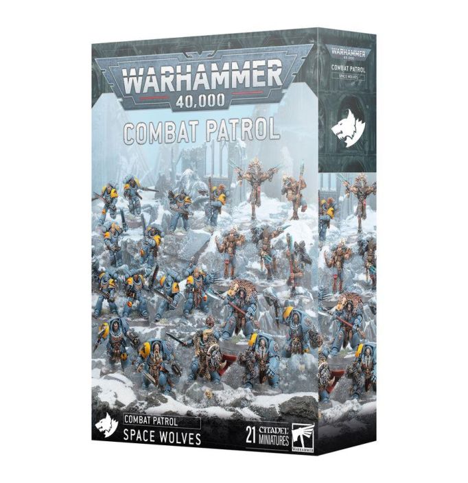 Warhammer 40K Combat Patrol Space Wolves 2025 Julkaisupaiva: 9.8.2025