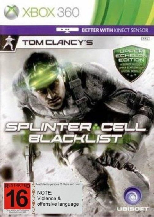 Splinter Cell Blacklist Xbox 360 Kaytetty