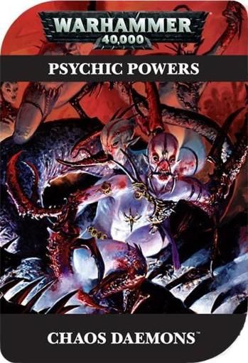 Warhammer 40k Psychic Powers Chaos Daemons