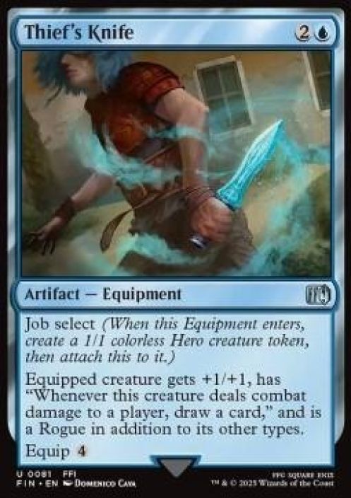 Thief´s knife 0081 Foil Kunto: Near Mint