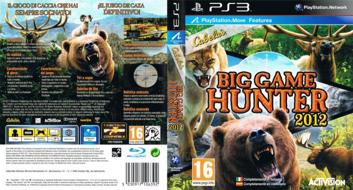 Cabelas Dangerous Hunter 2012 kaytetty PS3