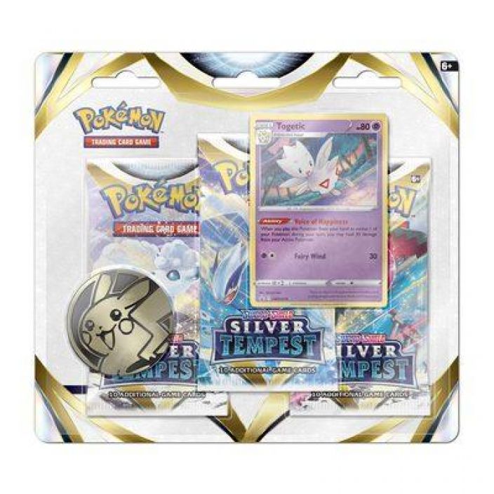 Pokemon Silver Tempest 3-Pack Checklane Blister Togetic