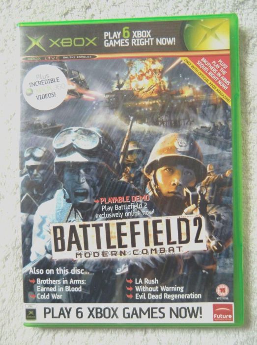 XBOX Demo Game Disc 48 Battlefield 2 Modern Combat