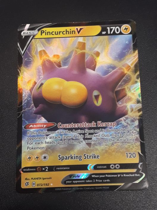 Pincurchin V 072/192 Kunto: NM/M