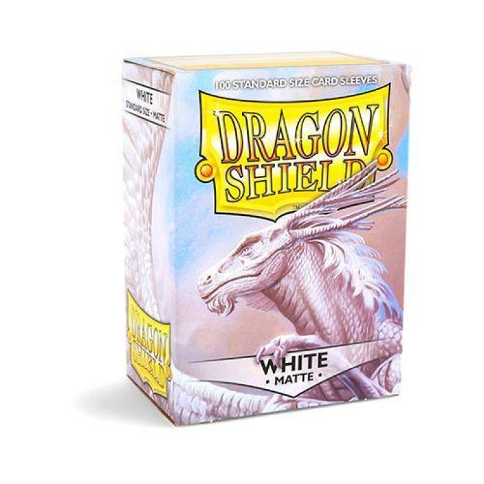 Dragon Shield Sleeves White matte100