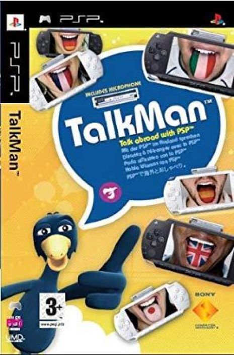 Talkman kaytetty PSP Sisaltaa mikrofonin