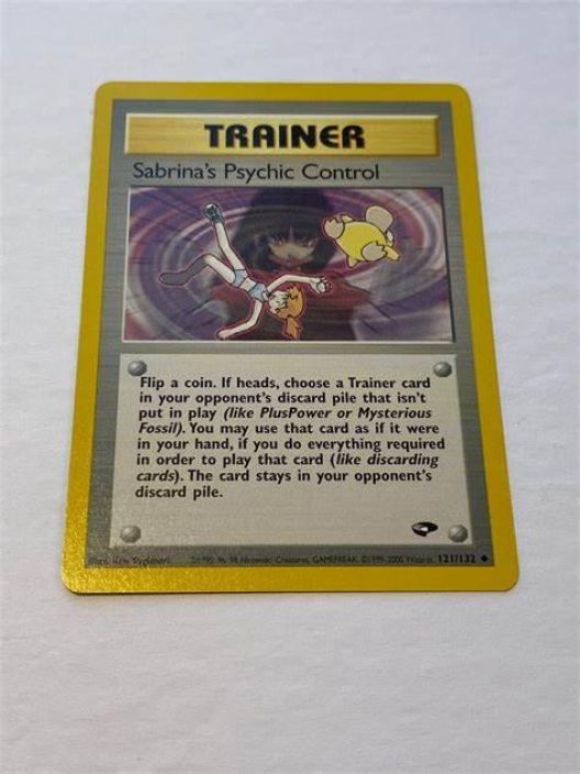 Sabrina's Psychic Control 121/132 Kunto: Excellent