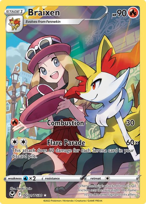 Braixen TG01/TG30 Kunto: Near Mint
