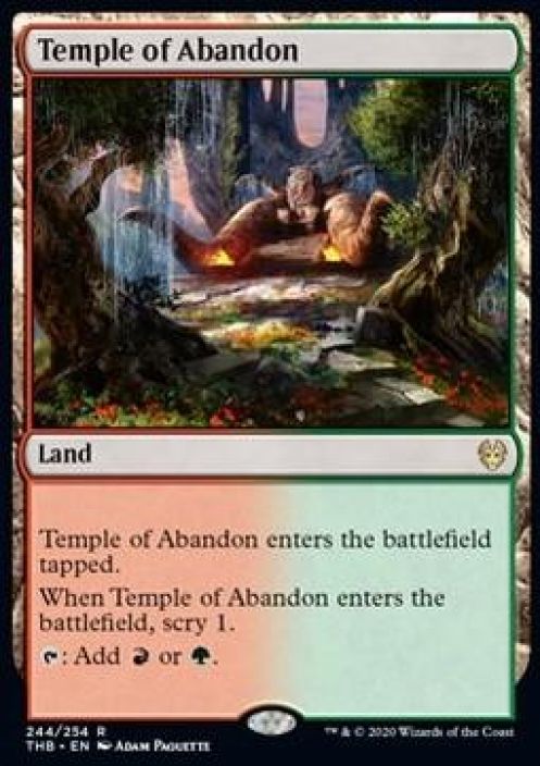Temple of Abandon 244/254 NM