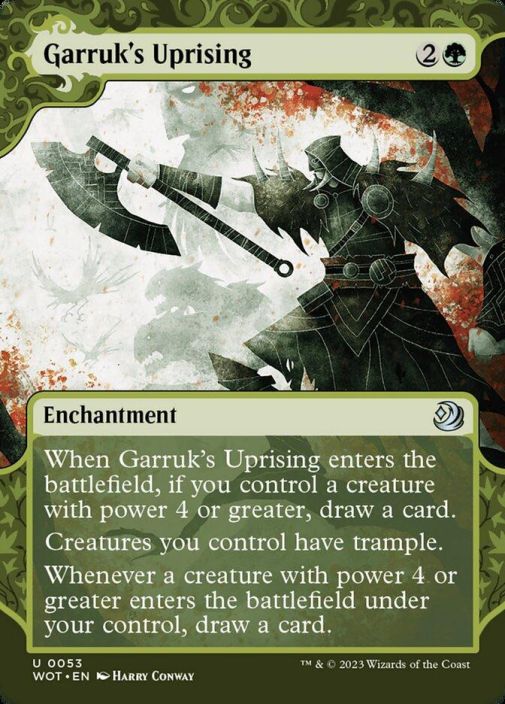 Garruk's Uprising U0053 NM Kunto NM