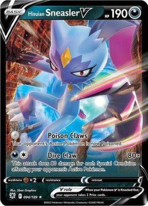 Hisuian Sneasler V 094/189 Kunto: NM