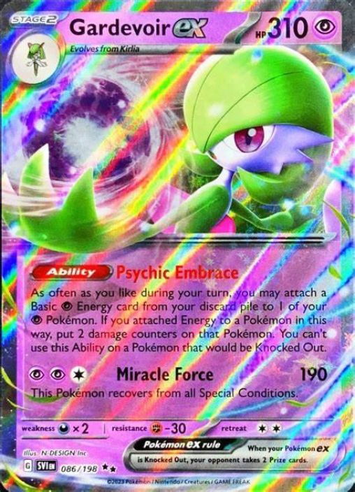 Gardevoir ex 086/198 Kunto: Excellent