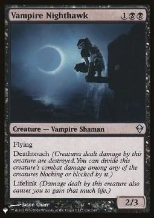Vampire Nighthawk Kunto: NM