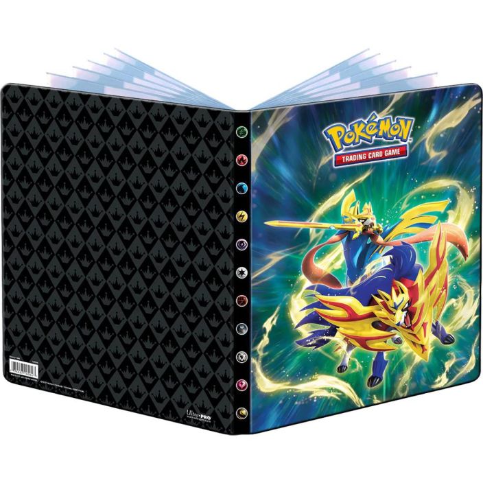 Pokemon Zacian ja Zamazenta 9 Pocket Kansio Kaytetty Kaytetty 14 kpl 9 taskuisia sivuja ( Tilaa yksittain