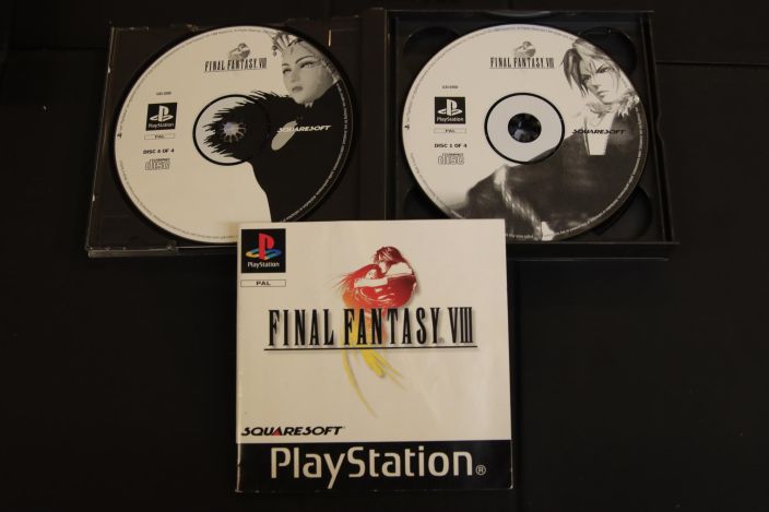 Final Fantasy VIII PS1 Kaytetty Kaytetty mintti manuaali