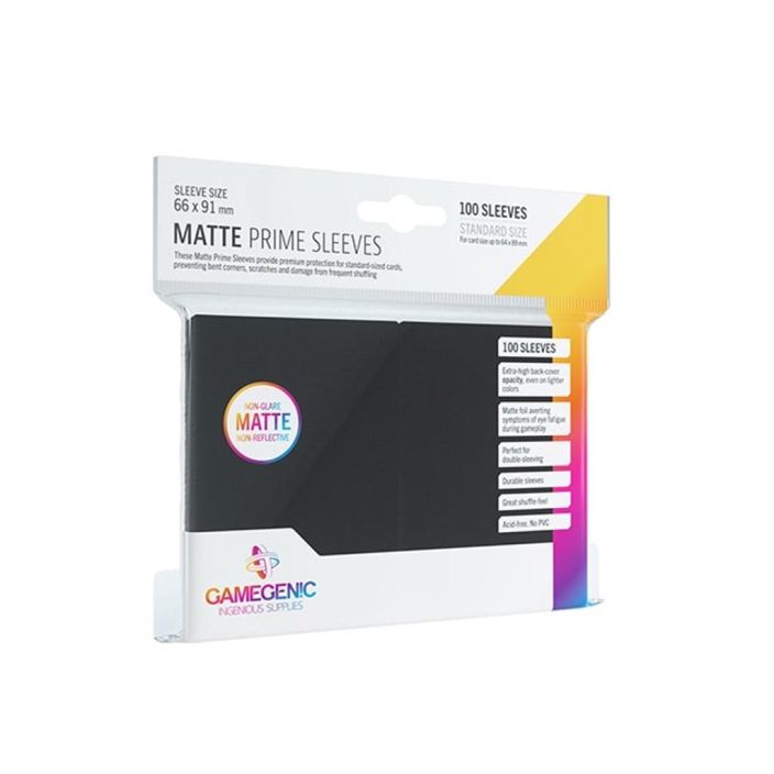 Matte prime sleeves 100 kpl Gamegenic