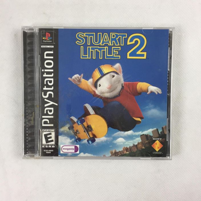 Stuart Little 2 Kaytetty PS1 (Ei etukansipahvia) Ei Etupahveja, ei manuaali, Levyssa lukee &quot;Kim&quot;