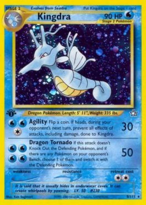 Kingdra 8/111 Neo Genesis Kunto:Excellent