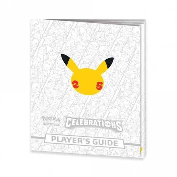 Pokemon Player's Guide 25th Celebrations Taydellinen kuvallinen korttilista taydentamaan