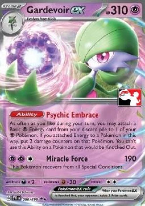 Gardevoir ex 086 /198 Prizepack series Kunto: NM