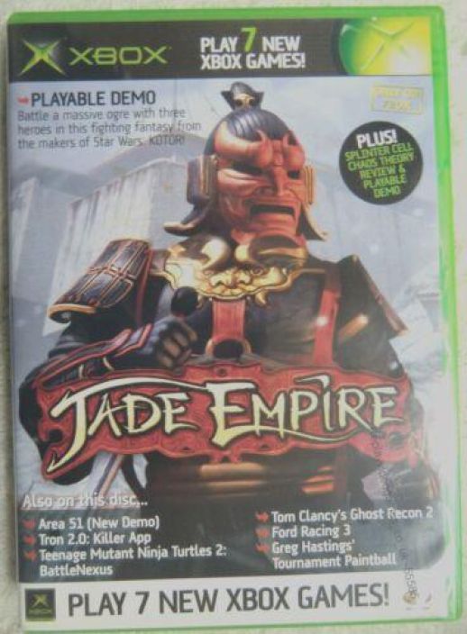 XBOX Demo Game Disc 41 Jade Empire