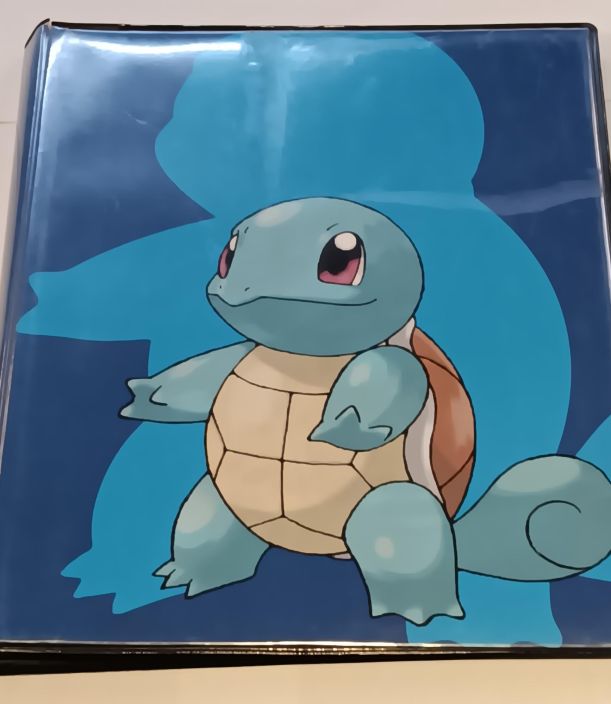 Pokemon Squirtle 4 pocket Portfolio Kaytetty