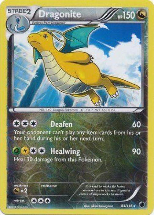 Dragonite 83/116 Reverse Holo Kunto: Light Played