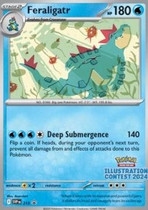 Feraligatr 213 Stamped Kunto: Near Mint 
