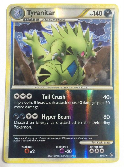 tyranitar 26/95 reverse holo Kunto: PL