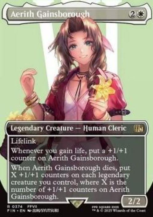 Aerith Gainsborough - Final Fantasy Kunto: Near Mint