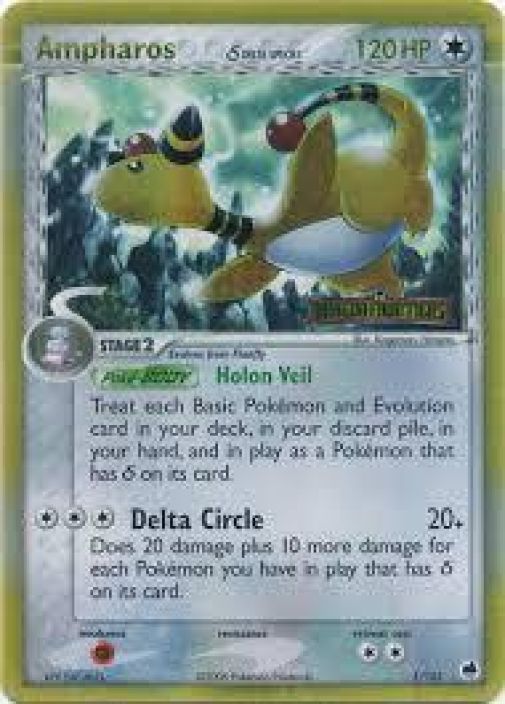 Ampharos 1/101 kunto: damaged
