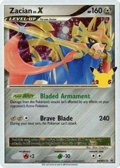 Zacian LV.X Kunto NM