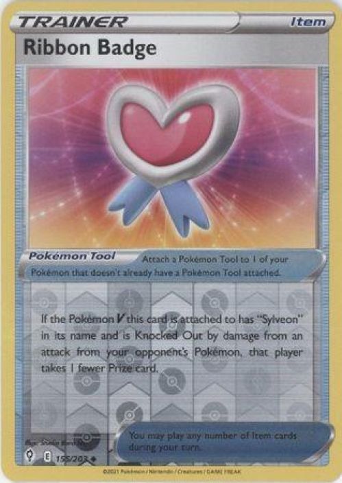 Ribbon Badge 155/203 Reverse Holo Kunto: NM