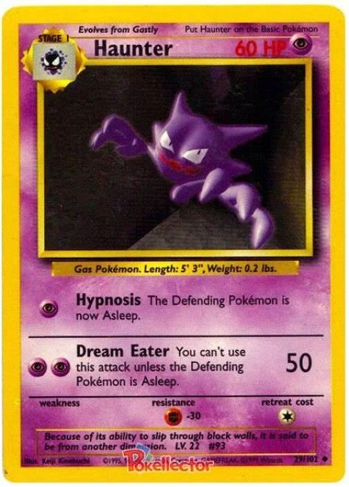 Haunter 29/102 Kunto: Excellent