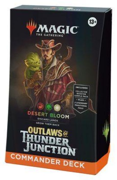 Outlaws of Thunder Junction Commander Deck Desert Bloom Julkaisu 12/4