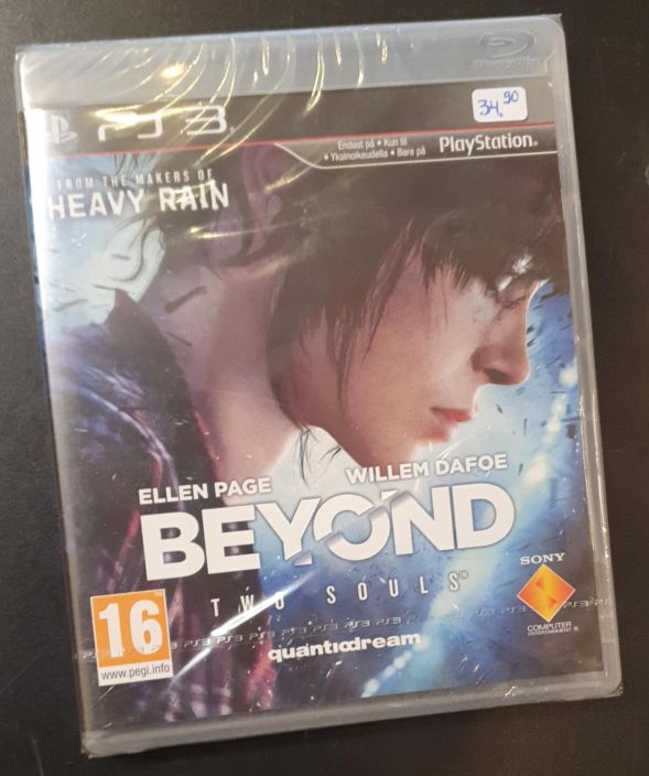 Beyond: Two Souls kaytetty PS3 Alkuperaisissa muoveissa.