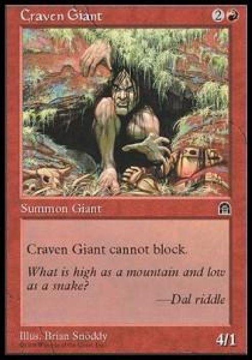 Craven Giant kunto: Excellent