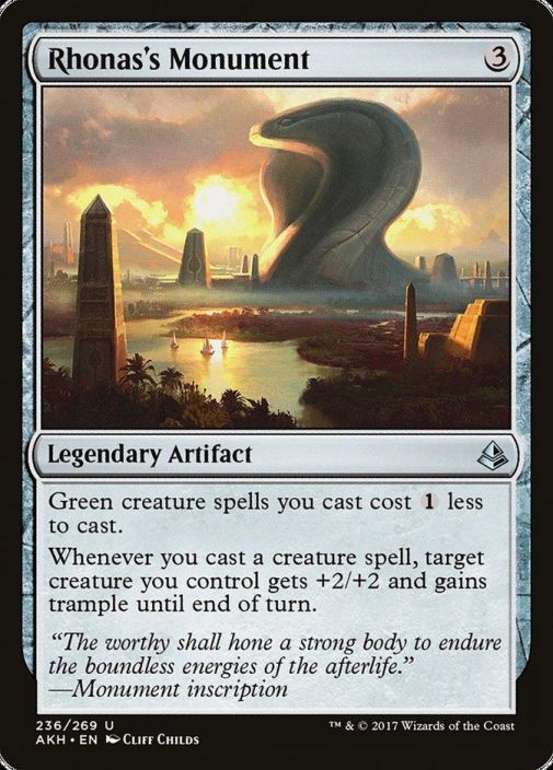 Rhonas's Monument Kunto: Near Mint
