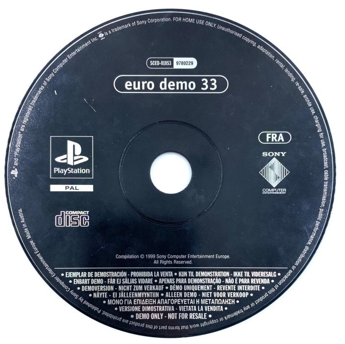 Euro demo 33 kaytetty PS1