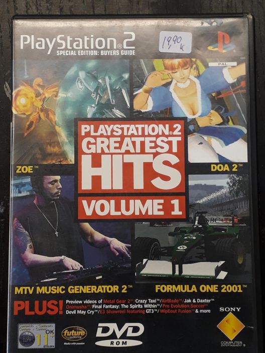Playstation 2 greatest hits kaytetty PS2