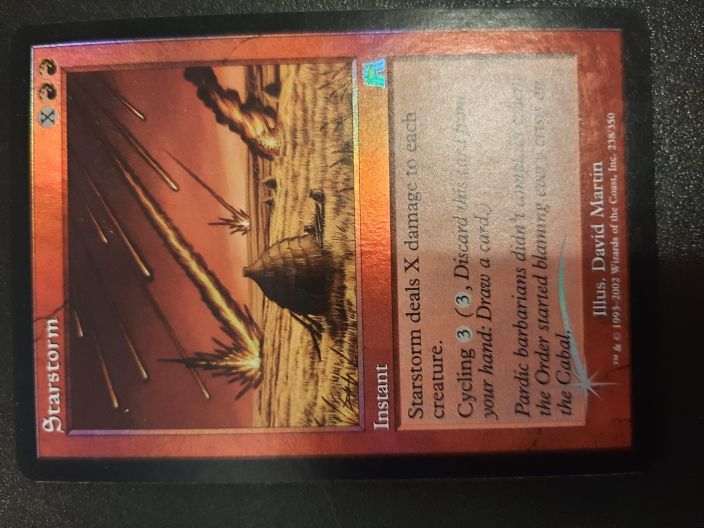 Starstorm Promo Foil Kunto: Exellent