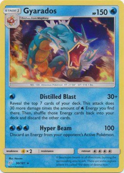 Gyarados 30/181 Holo EX Kunto: EXcellent