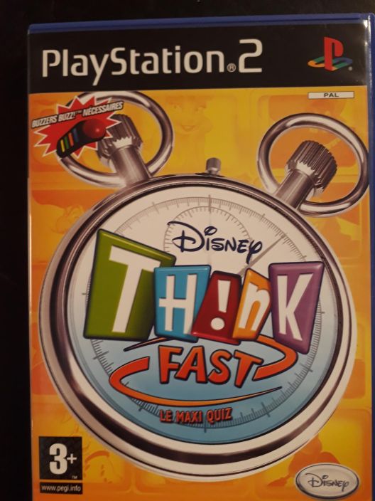 Disney Think Fast Le Maxi Quizkaytetty PS2