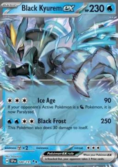 Black Kyurem ex 048/191 Kunto Near Mint
