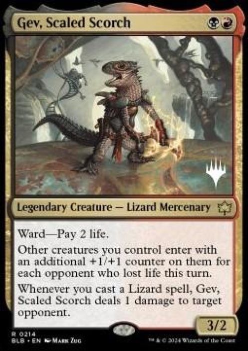 Gev, Scaled Scorch Foil Promo Kunto: Near Mint