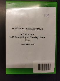 007 everything or nothing Loose Käytetty Xbox