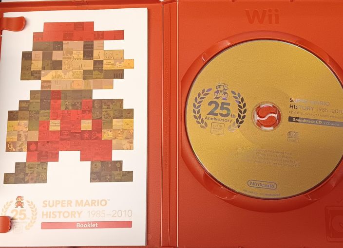 Super Mario History 1985 - 2010 Soundtrack CD 25th Anniversary Limited Edition Nintendo Vain 25th anniversary Souncdtrack CD